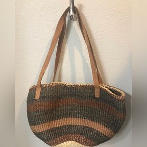 Vintage Sisal African Traditional Market Bag